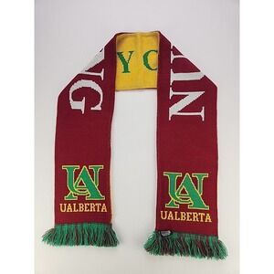 University Of Alberta Faculty of Nursing Scarf 60"x 7" Red Yellow